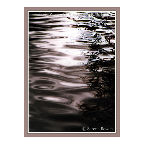 Abstract image: ripples on the surface of water